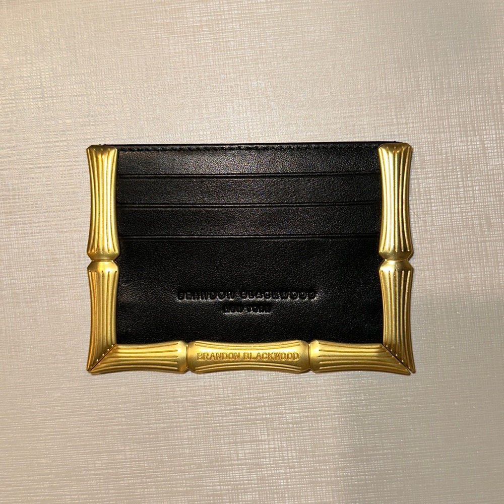 Brandon Blackwood New York Bamboo B Cardholder